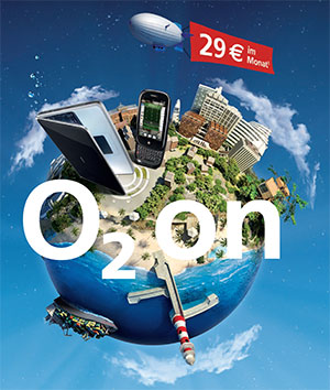 O2 on advert